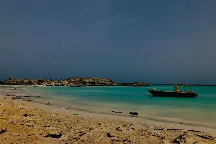 kitespot masirah oman - mirna laguna s cistim morjem